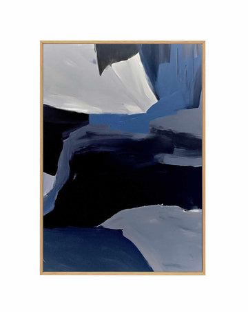 Deep Ocean I | Framed Canvas Art Print from Olive et Oriel where you can shop wallpaper and artworks online