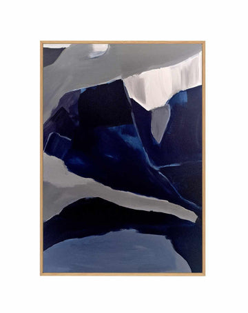 Deep Ocean II | Framed Canvas Art Print from Olive et Oriel where you can shop wallpaper and artworks online