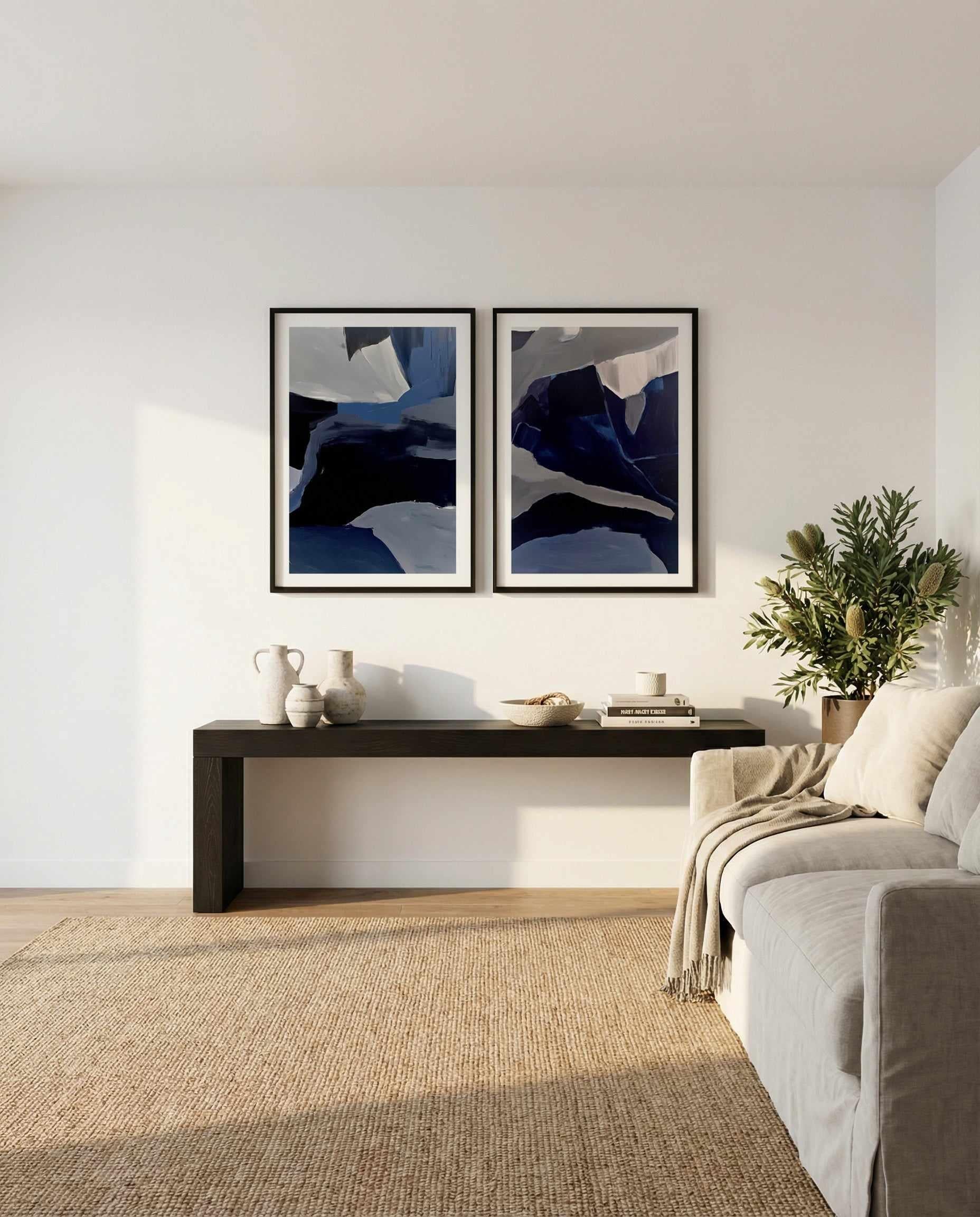 Deep Ocean I & II Art Print Set of 2 | Matching Wall Art from Olive et Oriel where you can shop wallpaper and artworks online