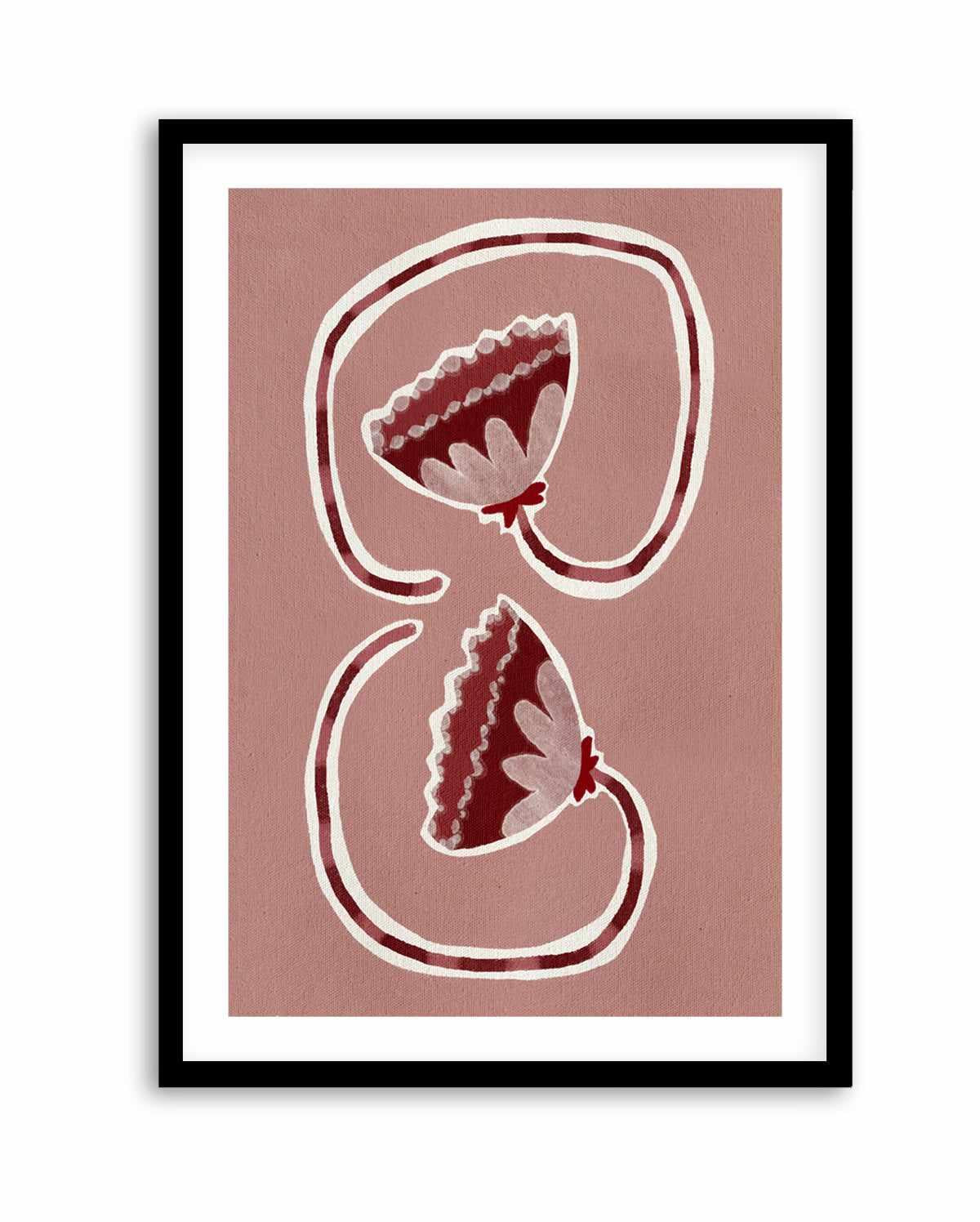 Delicate Bloom 16 by Shatha Al Dafai | Art Print from Olive et Oriel where you can shop wallpaper and artworks online