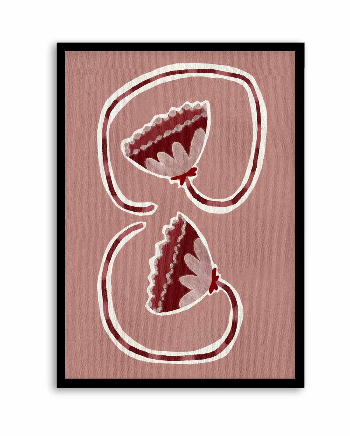 Delicate Bloom 16 by Shatha Al Dafai | Art Print from Olive et Oriel where you can shop wallpaper and artworks online