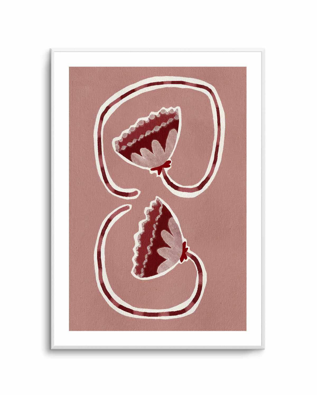 Delicate Bloom 16 by Shatha Al Dafai | Art Print from Olive et Oriel where you can shop wallpaper and artworks online