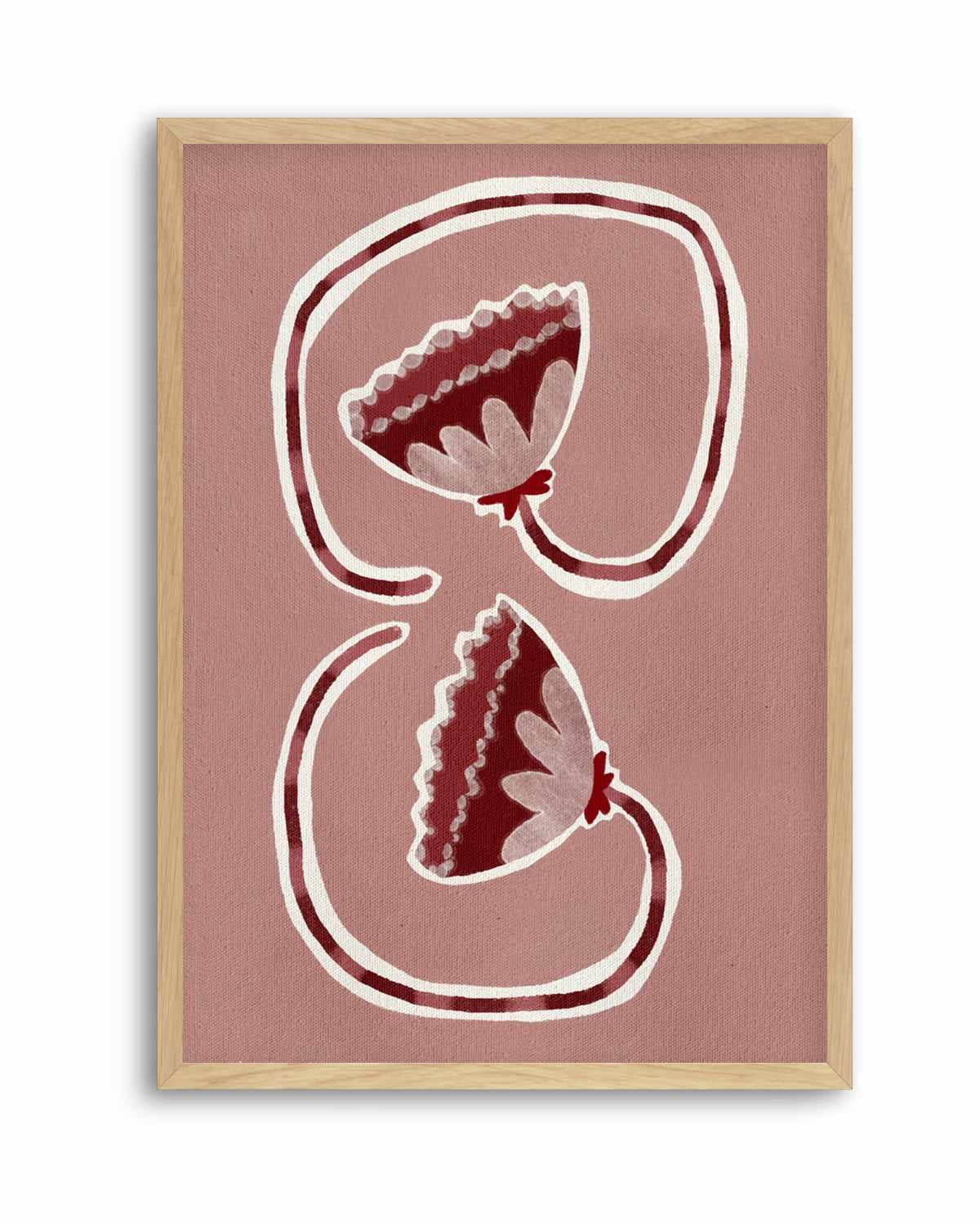 Delicate Bloom 16 by Shatha Al Dafai | Art Print from Olive et Oriel where you can shop wallpaper and artworks online