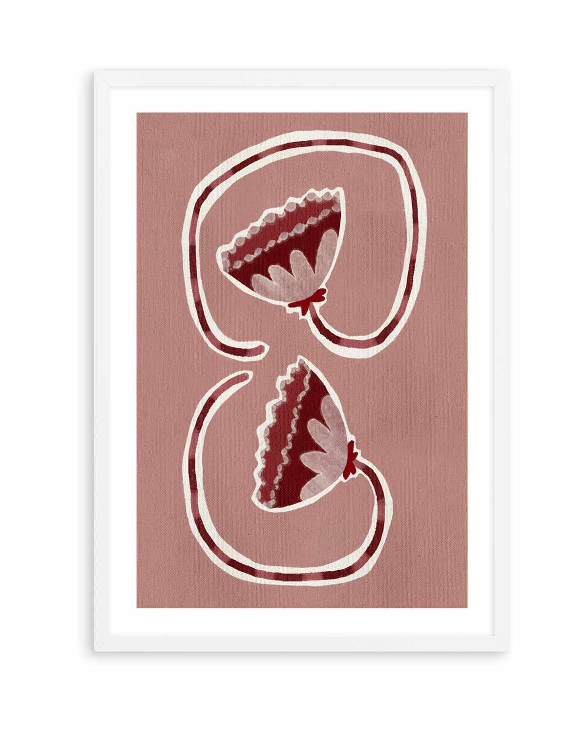 Delicate Bloom 16 by Shatha Al Dafai | Art Print from Olive et Oriel where you can shop wallpaper and artworks online