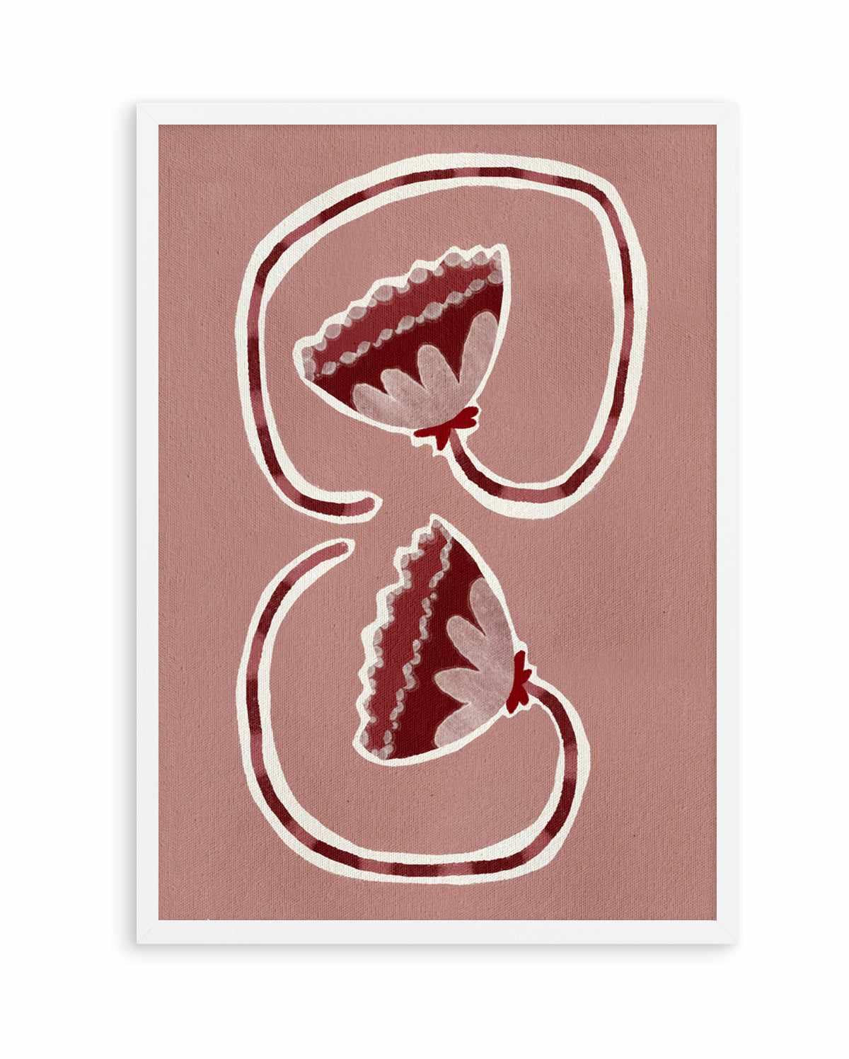 Delicate Bloom 16 by Shatha Al Dafai | Art Print from Olive et Oriel where you can shop wallpaper and artworks online