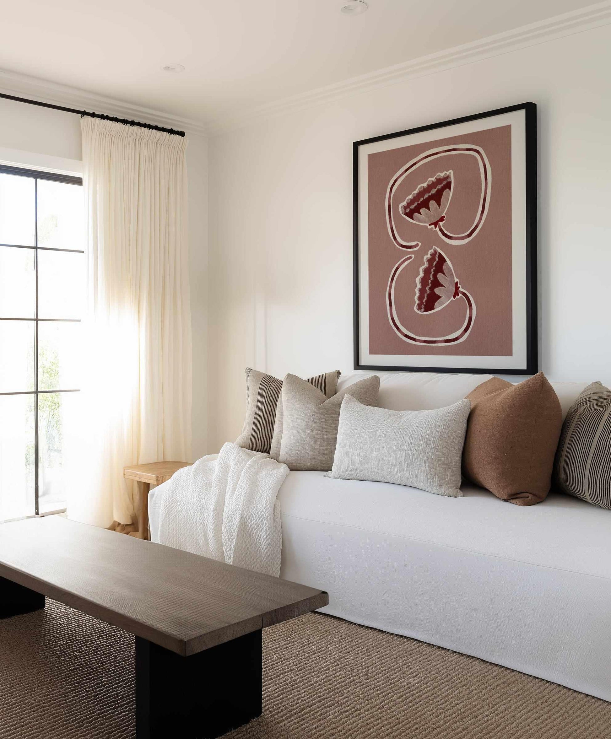 Delicate Bloom 16 by Shatha Al Dafai | Art Print from Olive et Oriel where you can shop wallpaper and artworks online