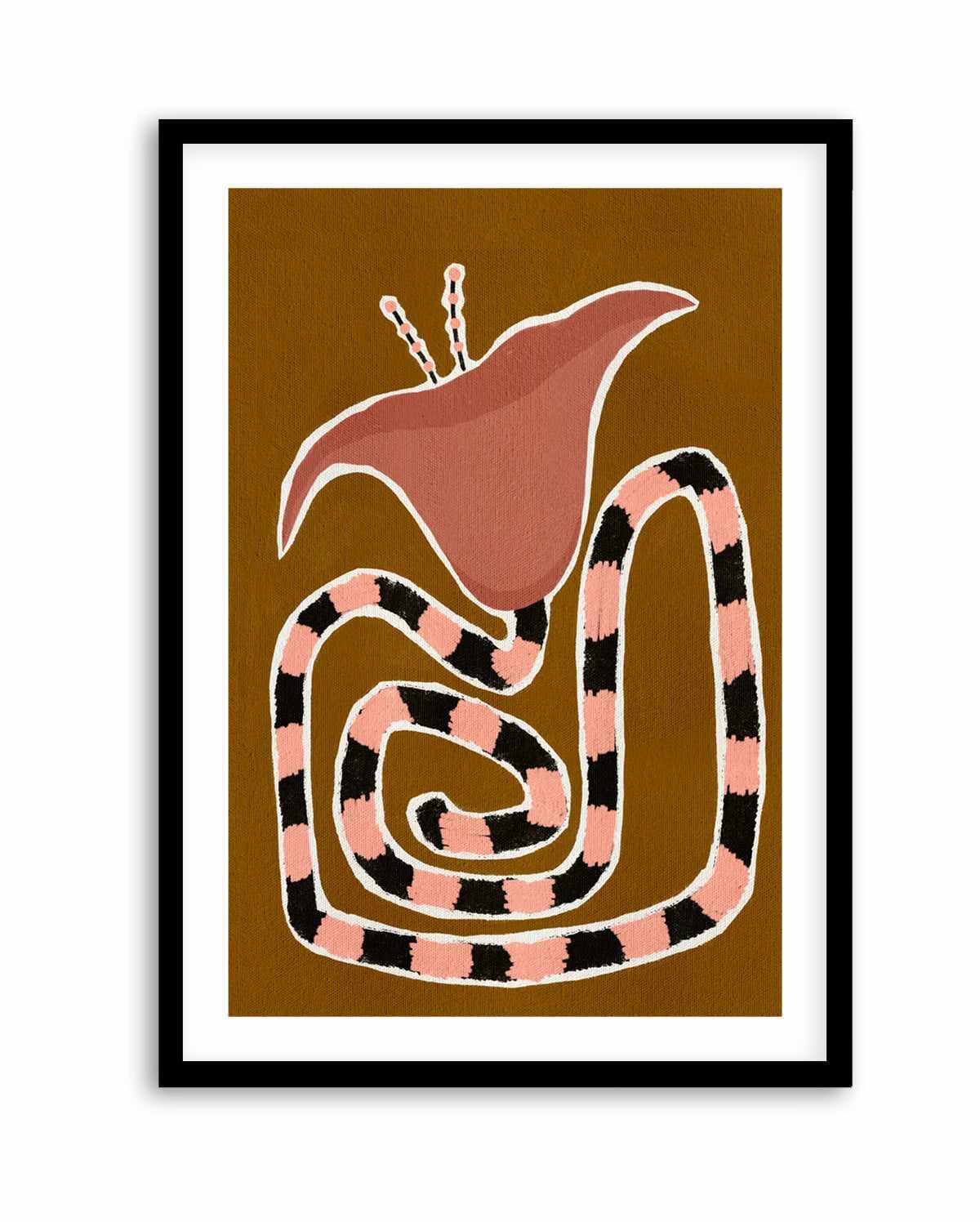 Delicate Bloom 7 by Shatha Al Dafai | Art Print from Olive et Oriel where you can shop wallpaper and artworks online