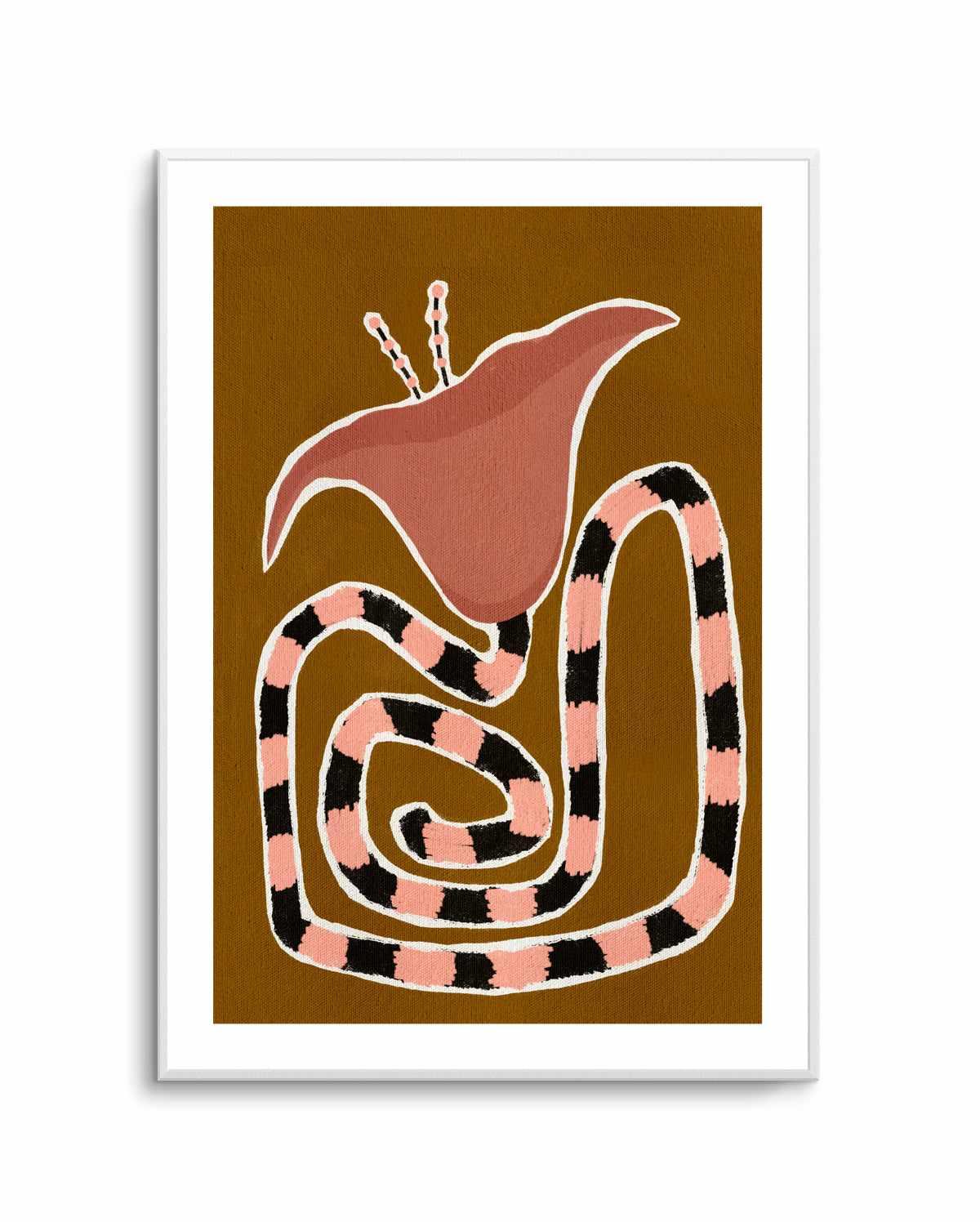 Delicate Bloom 7 by Shatha Al Dafai | Art Print from Olive et Oriel where you can shop wallpaper and artworks online