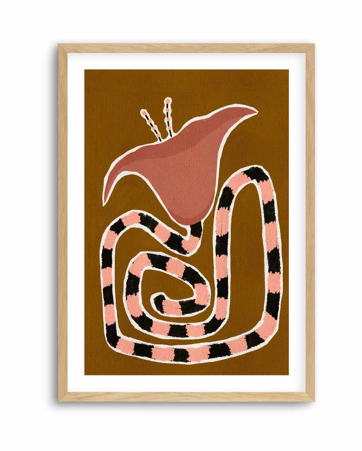 Delicate Bloom 7 by Shatha Al Dafai | Art Print from Olive et Oriel where you can shop wallpaper and artworks online