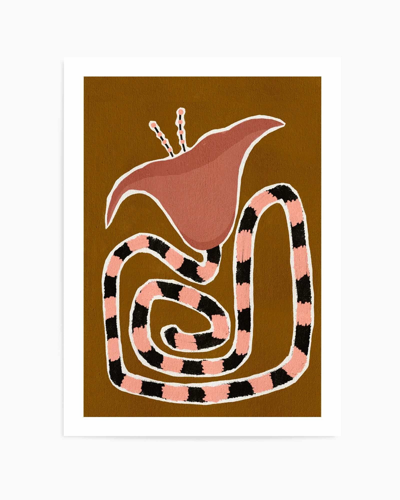 Delicate Bloom 7 by Shatha Al Dafai | Art Print from Olive et Oriel where you can shop wallpaper and artworks online