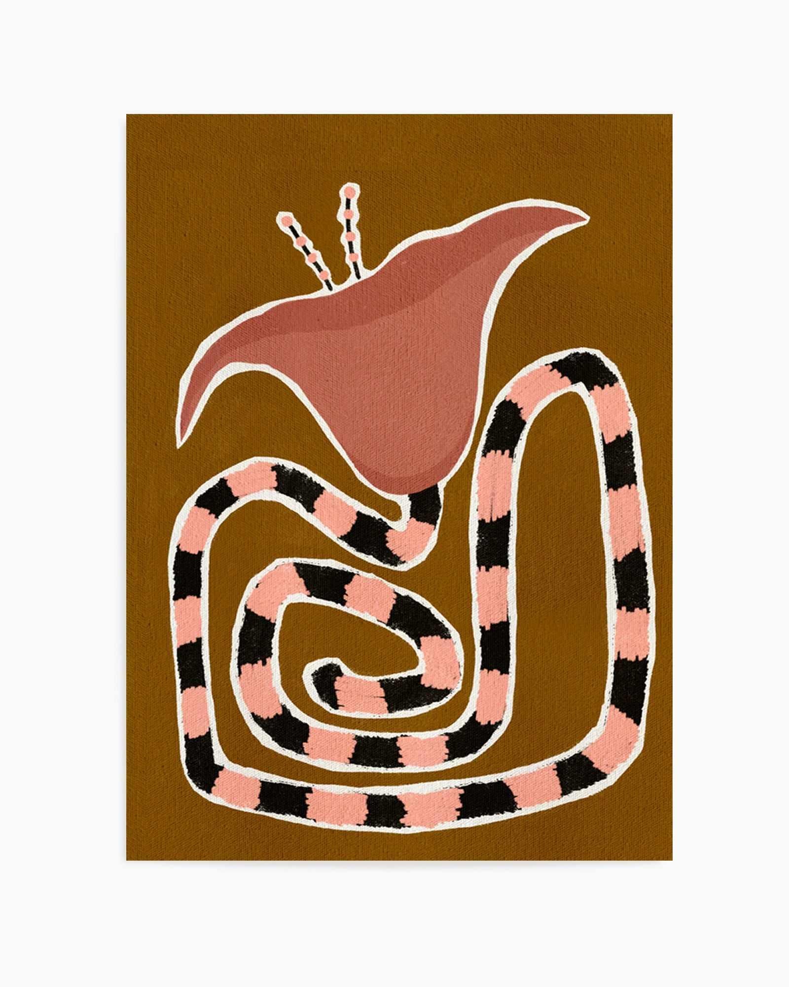 Delicate Bloom 7 by Shatha Al Dafai | Art Print from Olive et Oriel where you can shop wallpaper and artworks online