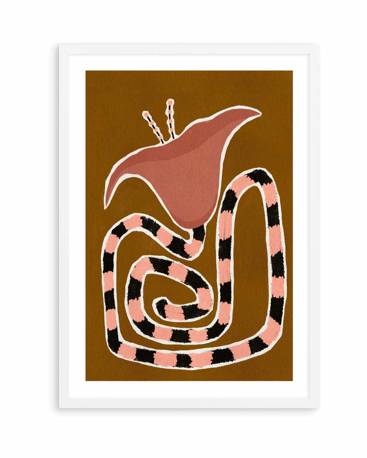 Delicate Bloom 7 by Shatha Al Dafai | Art Print from Olive et Oriel where you can shop wallpaper and artworks online