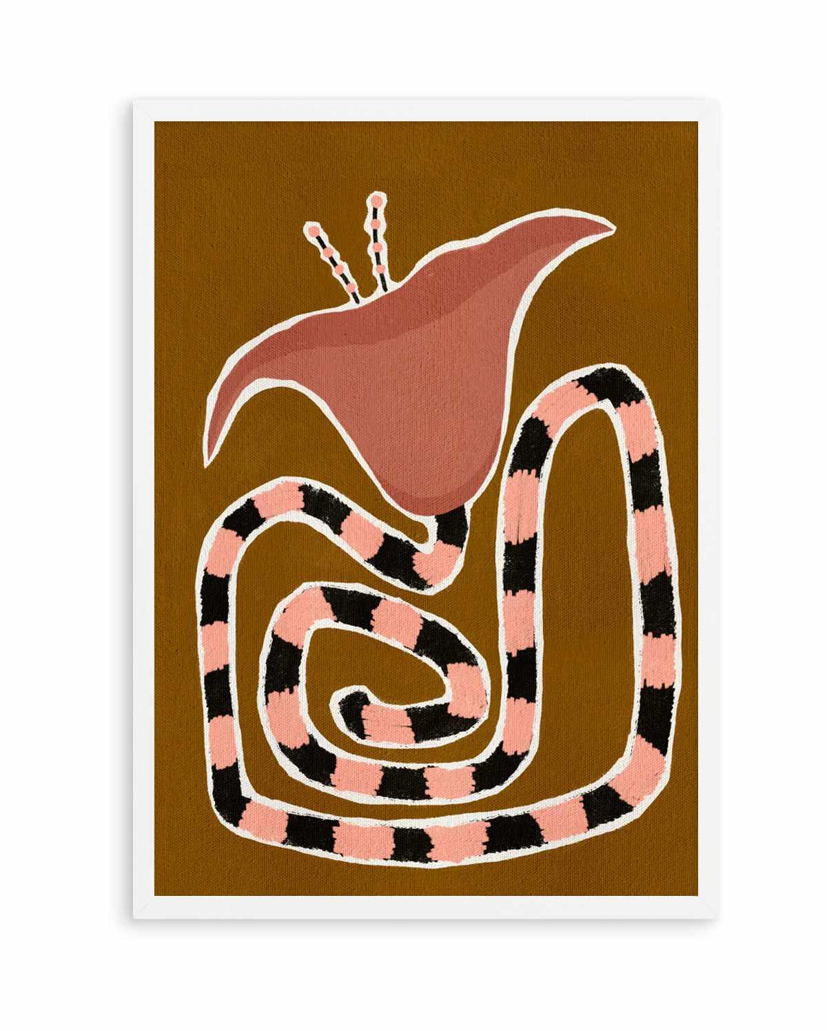 Delicate Bloom 7 by Shatha Al Dafai | Art Print from Olive et Oriel where you can shop wallpaper and artworks online