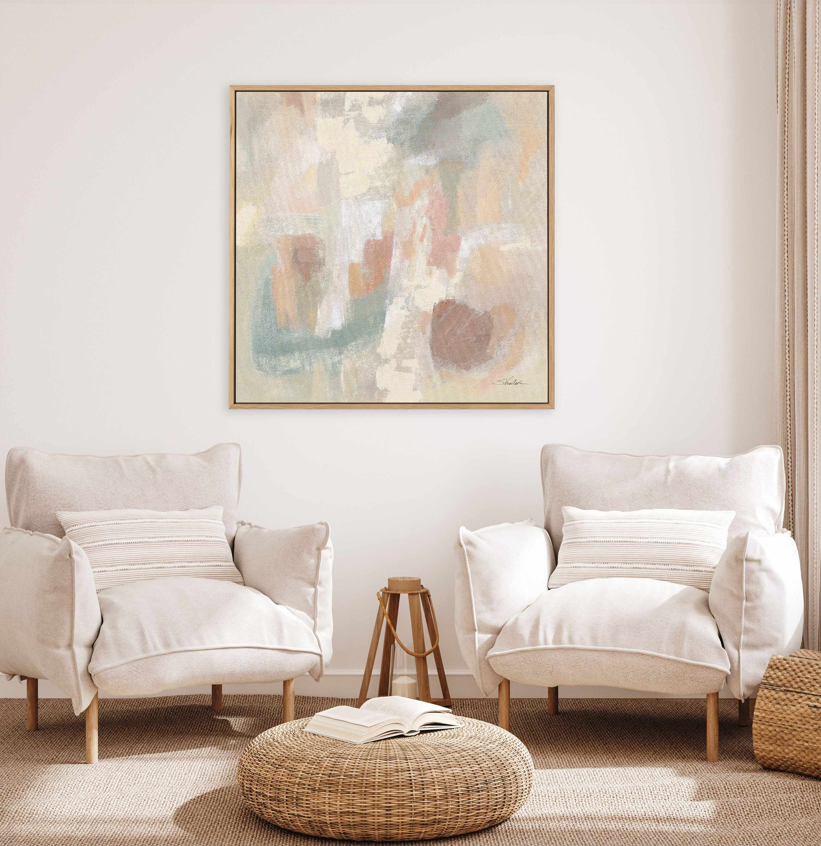 Delicate Light | Framed Canvas Art Print