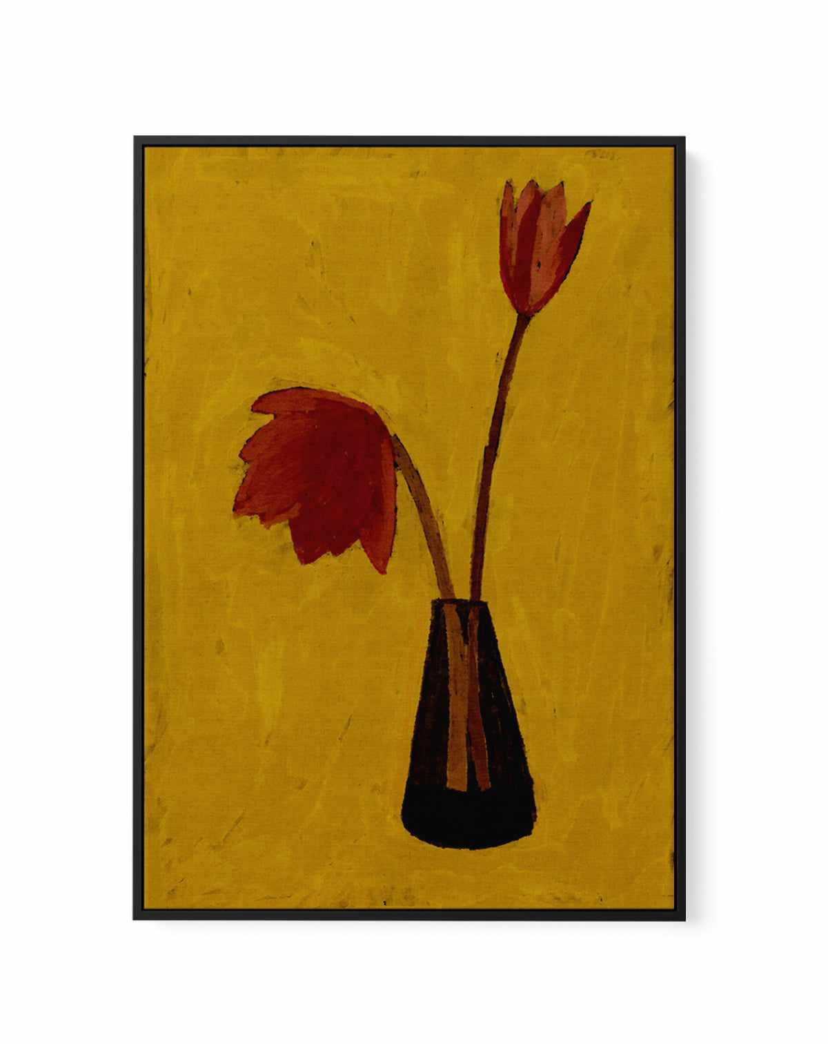 Delicate Pair by Shatha Al Dafai | Framed Canvas Art Print from Olive et Oriel where you can shop wallpaper and artworks online