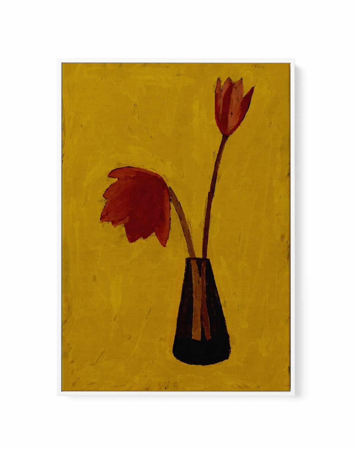 Delicate Pair by Shatha Al Dafai | Framed Canvas Art Print from Olive et Oriel where you can shop wallpaper and artworks online