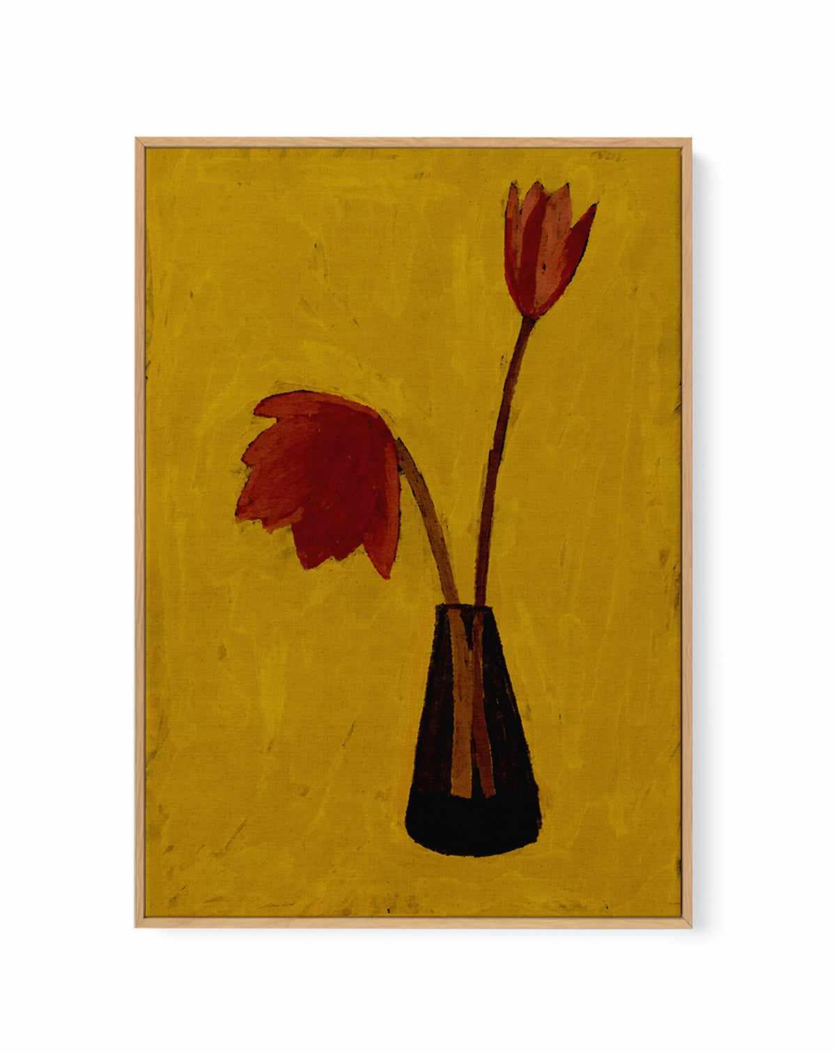 Delicate Pair by Shatha Al Dafai | Framed Canvas Art Print from Olive et Oriel where you can shop wallpaper and artworks online