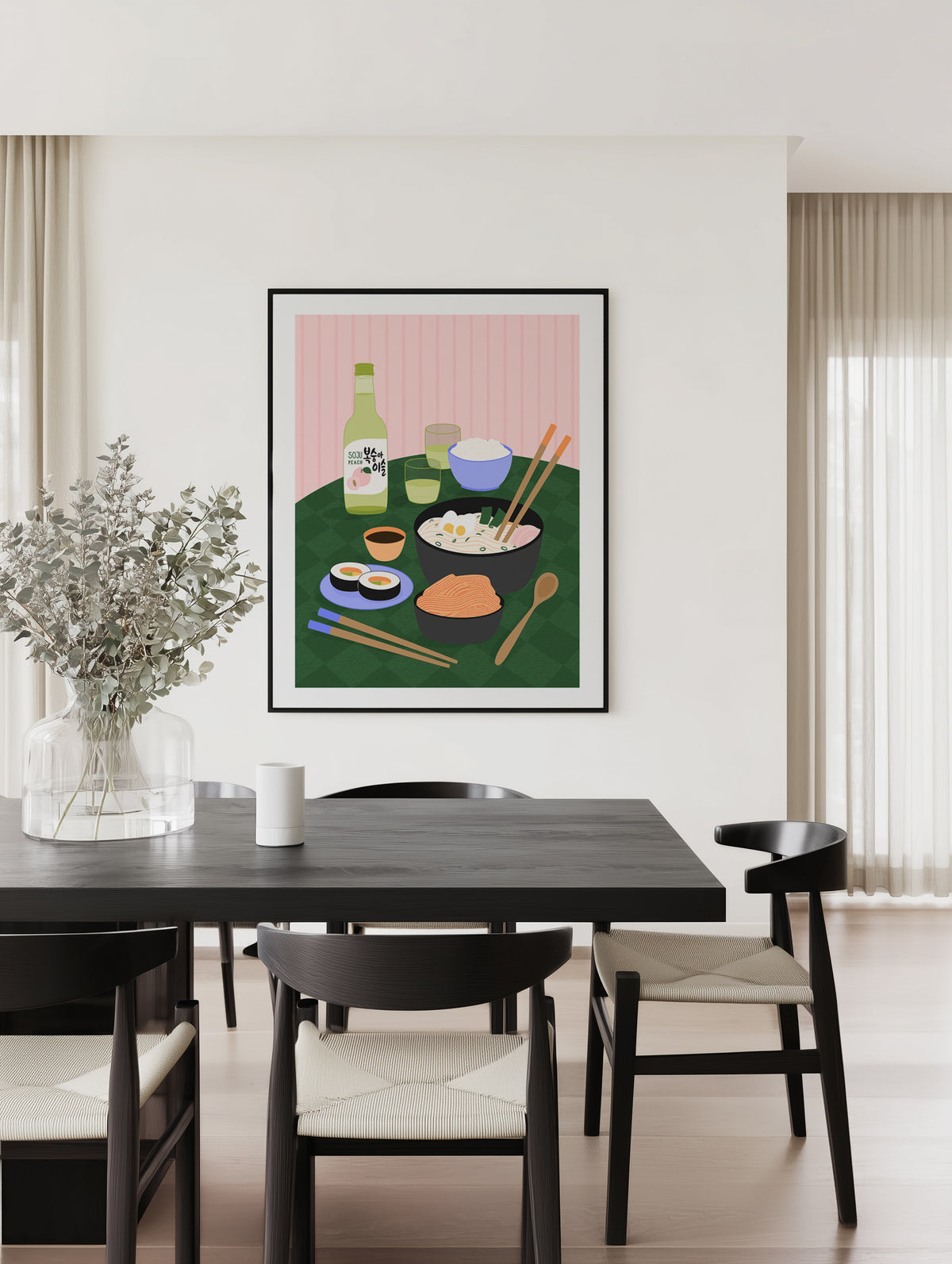 Delicious Korean Feast by Artprink | Art Print