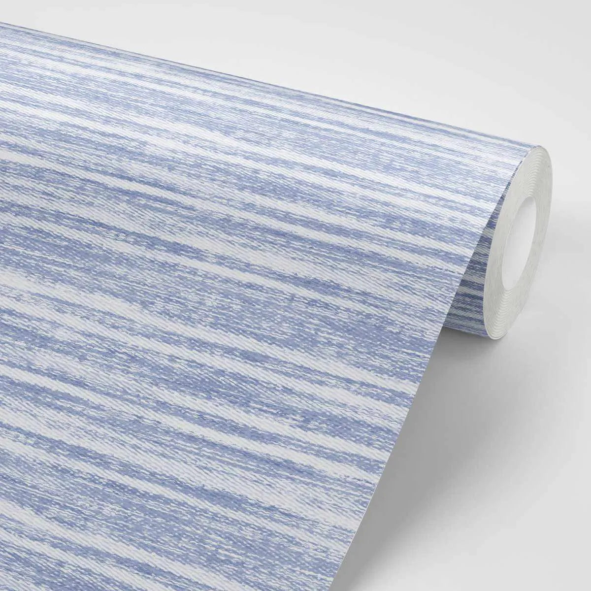 Denim Stripe Wallpaper - Olive et Oriel