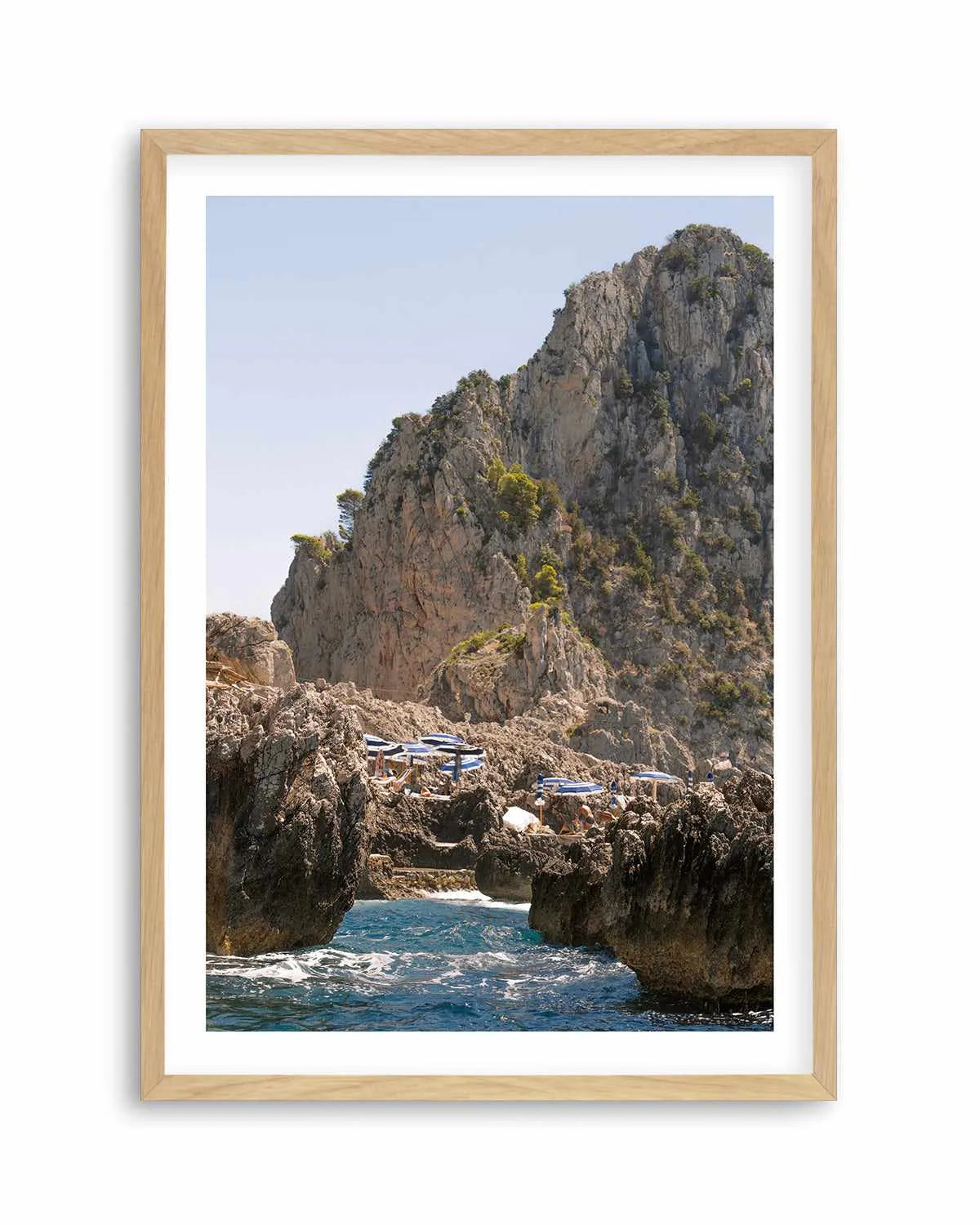 Departing Fontelina Capri Art Print from Olive et Oriel where you can shop wallpaper and artworks online