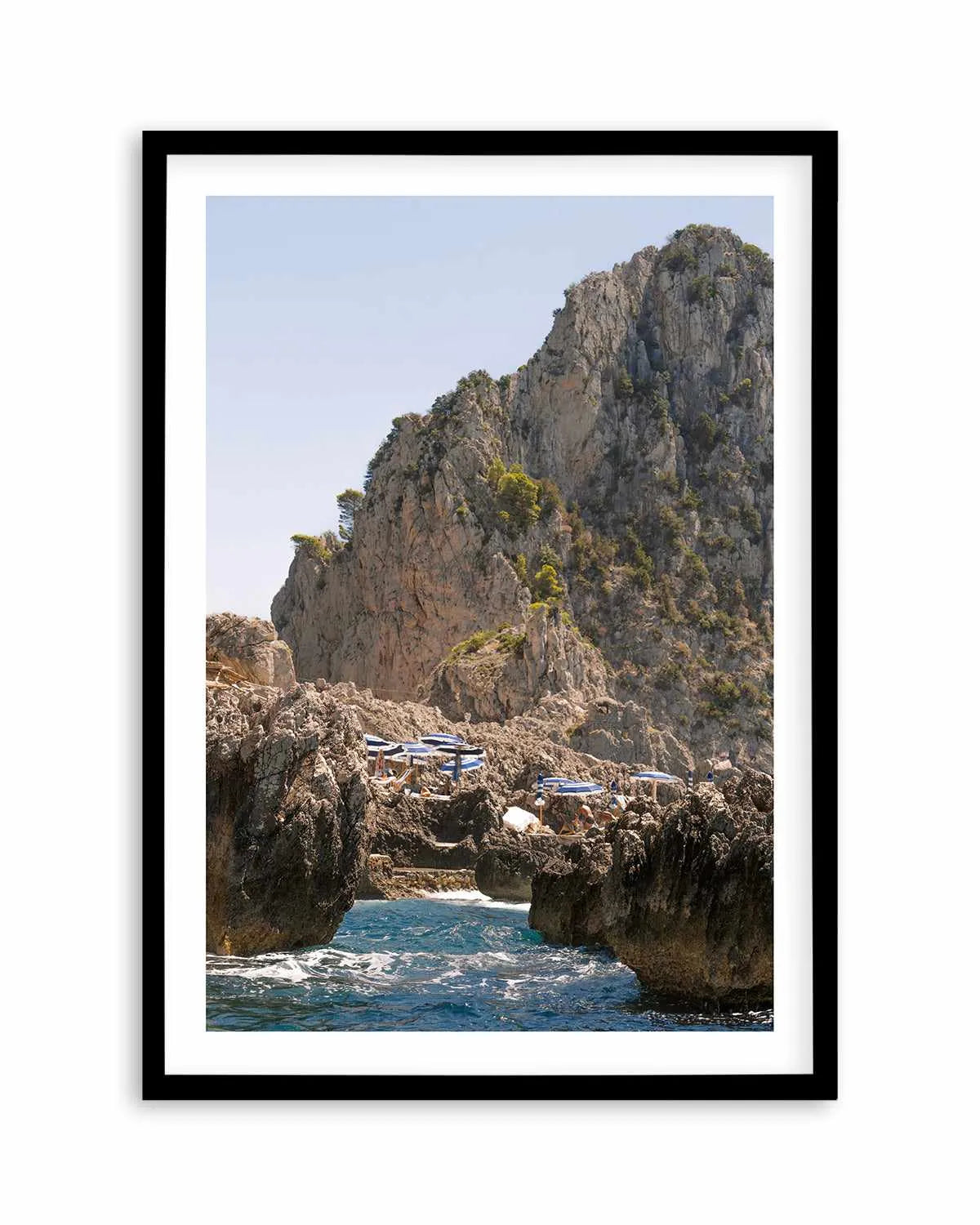 Departing Fontelina Capri Art Print from Olive et Oriel where you can shop wallpaper and artworks online