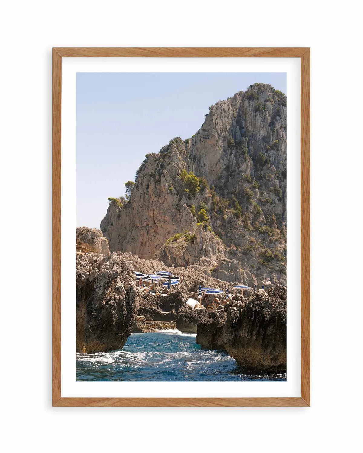Departing Fontelina Capri Art Print from Olive et Oriel where you can shop wallpaper and artworks online