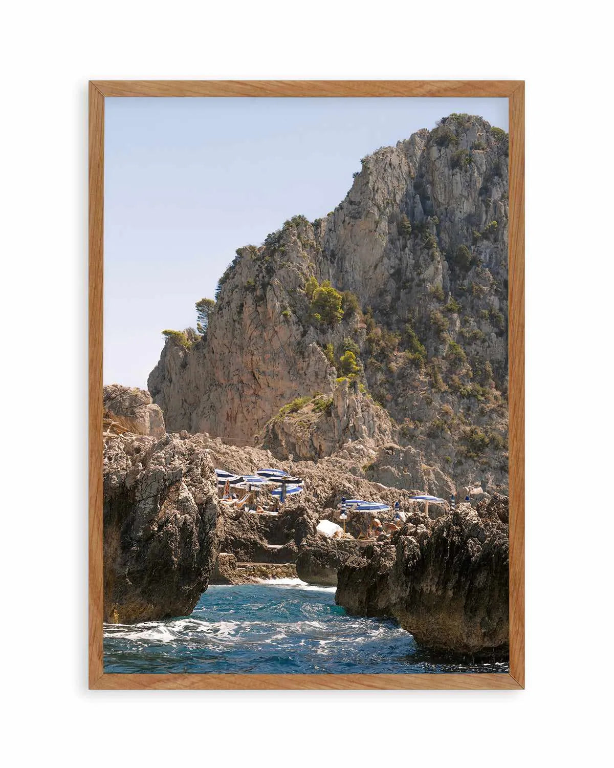 Departing Fontelina Capri Art Print from Olive et Oriel where you can shop wallpaper and artworks online