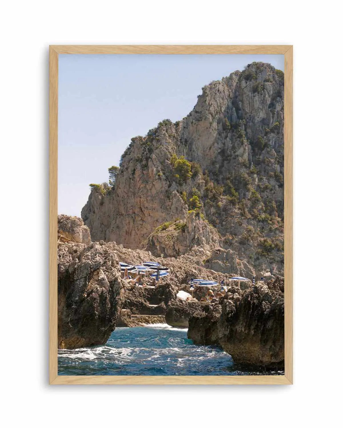 Departing Fontelina Capri Art Print from Olive et Oriel where you can shop wallpaper and artworks online