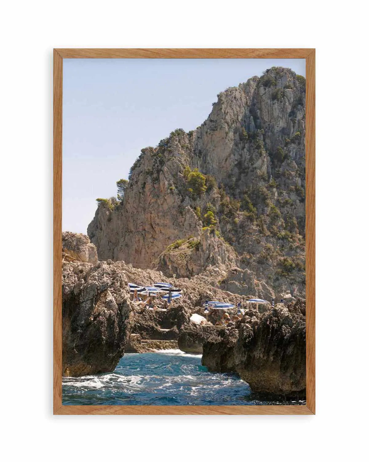 Departing Fontelina Capri Art Print from Olive et Oriel where you can shop wallpaper and artworks online