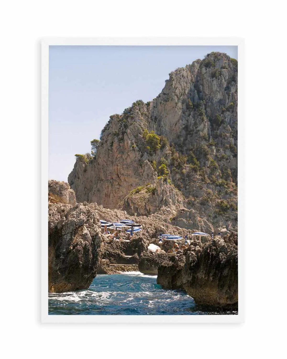 Departing Fontelina Capri Art Print from Olive et Oriel where you can shop wallpaper and artworks online