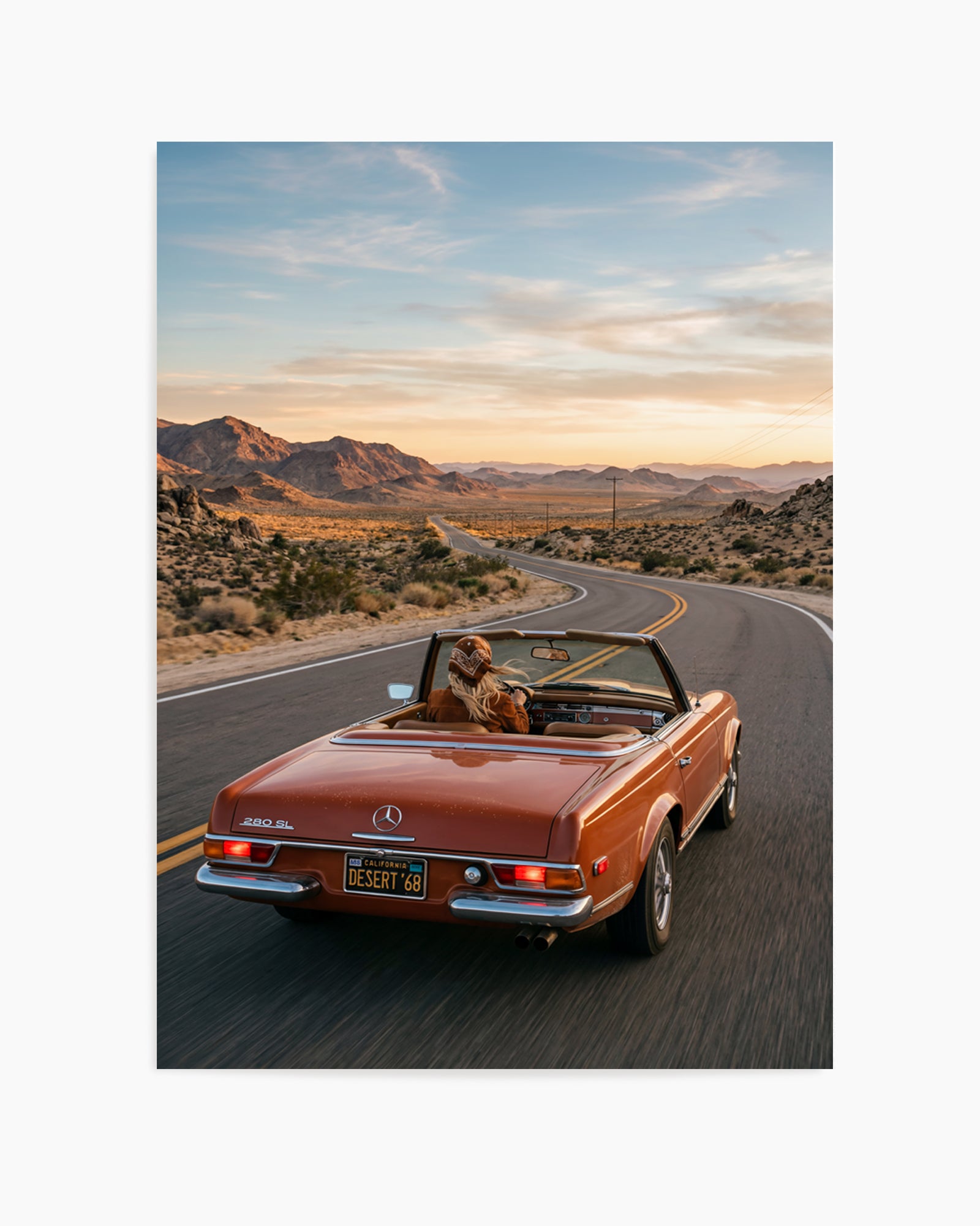 Desert Drive '68 I | Art Print