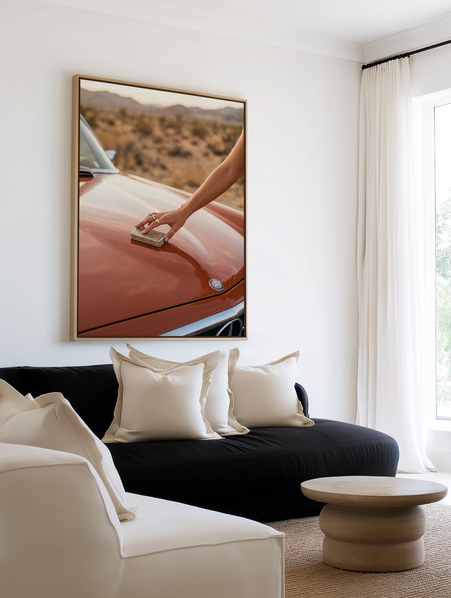 Desert Drive '68 II | Framed Canvas Art Print