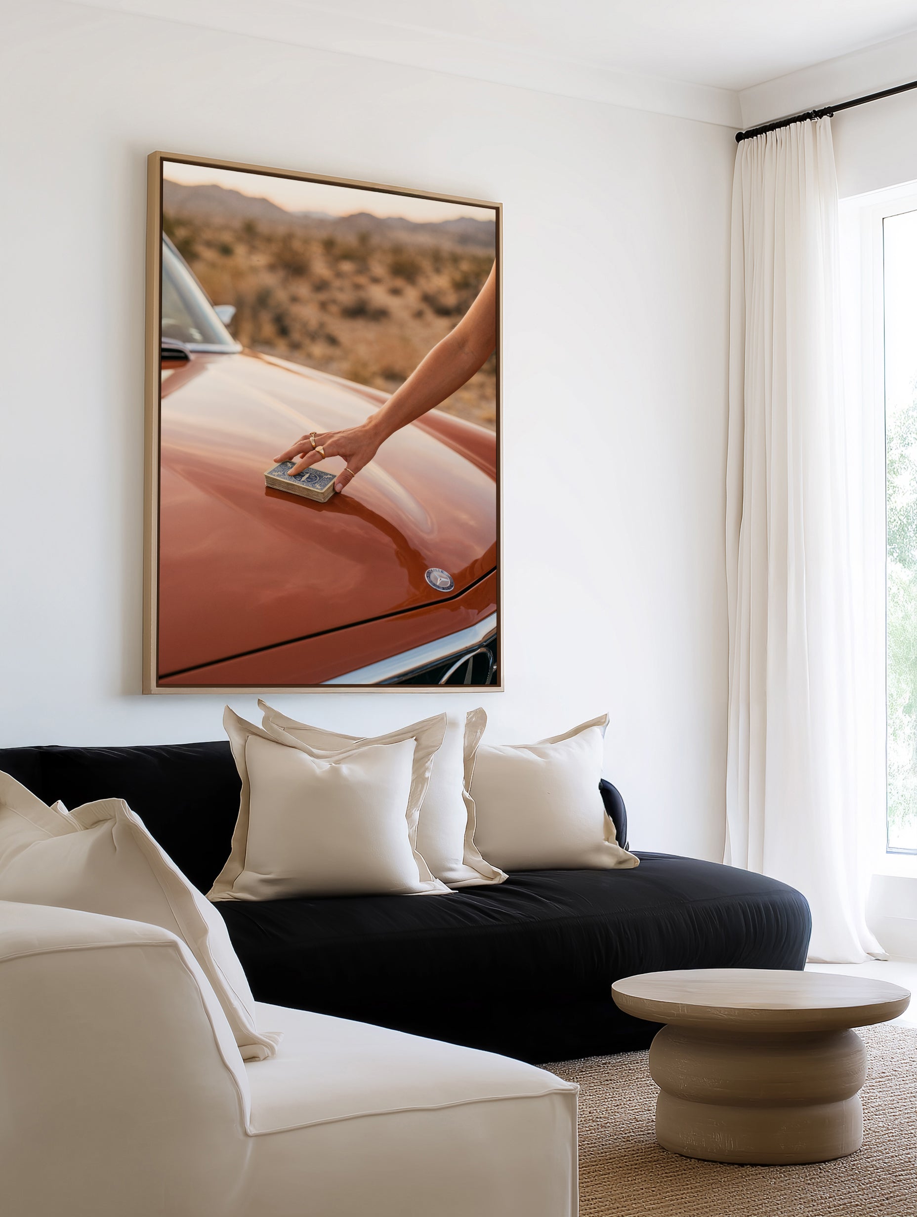 Desert Drive '68 II | Framed Canvas Art Print