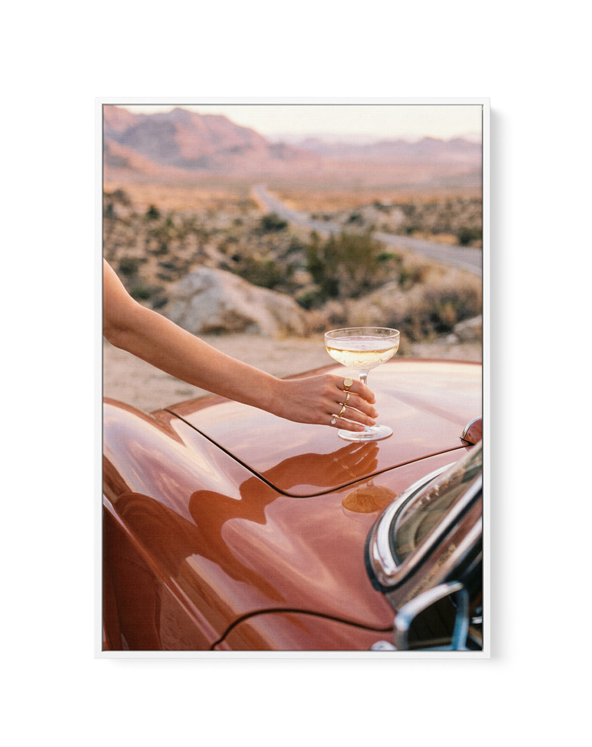 Desert Drive '68 III | Framed Canvas Art Print