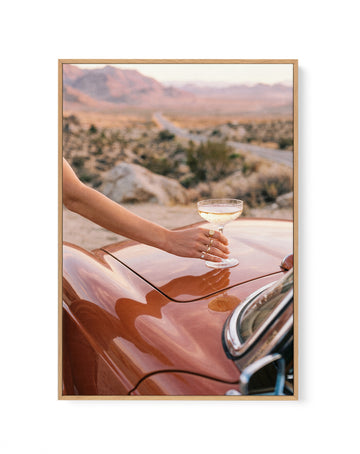 Desert Drive '68 III | Framed Canvas Wall Art