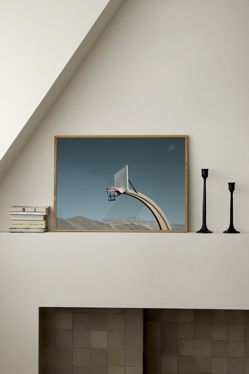 Desert By Cities of Basketball | Art Print from Olive et Oriel where you can shop wallpaper and artworks online