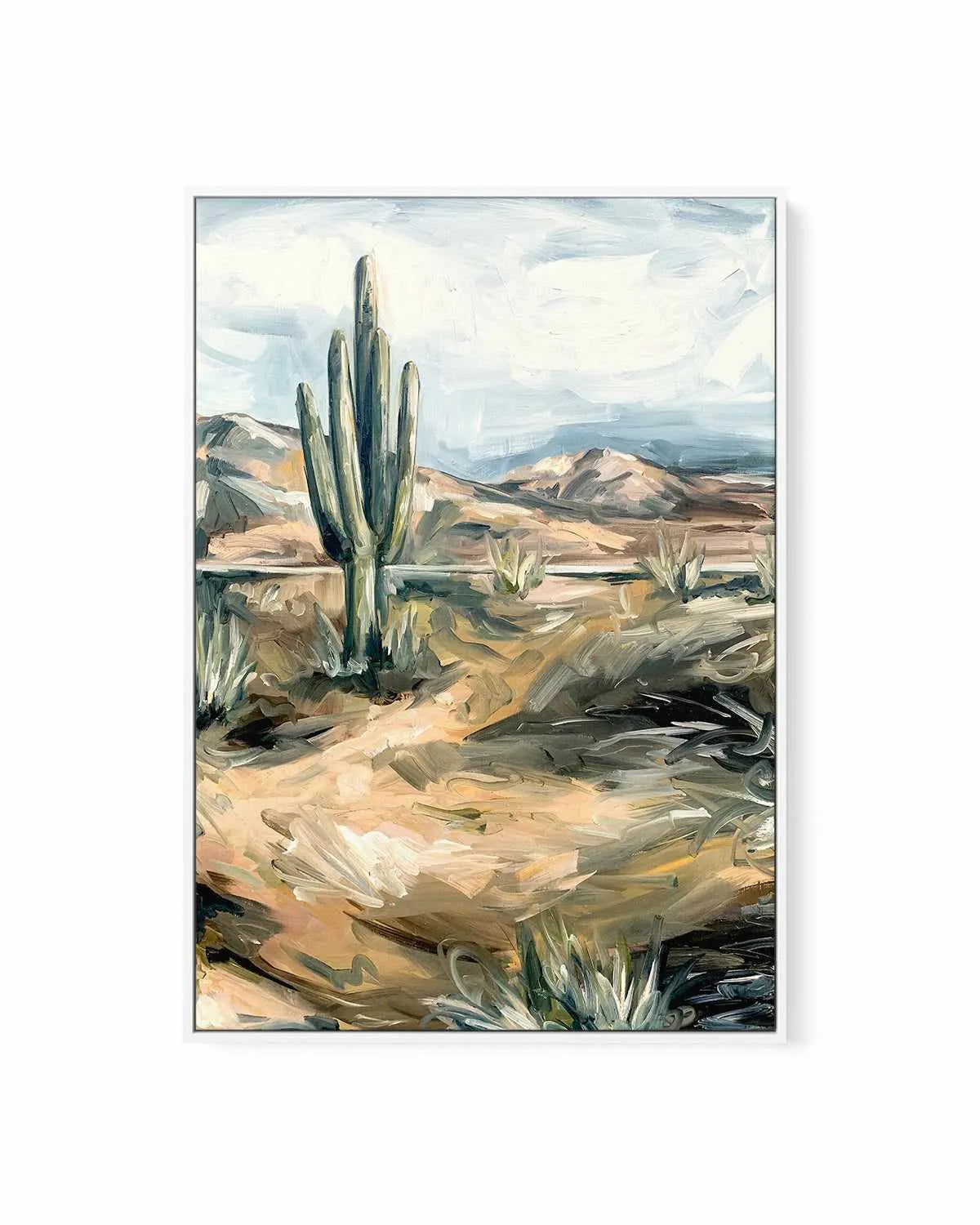 Desert Cactus by Meredith O'Neal | Framed Canvas Art Print from Olive et Oriel where you can shop wallpaper and artworks online