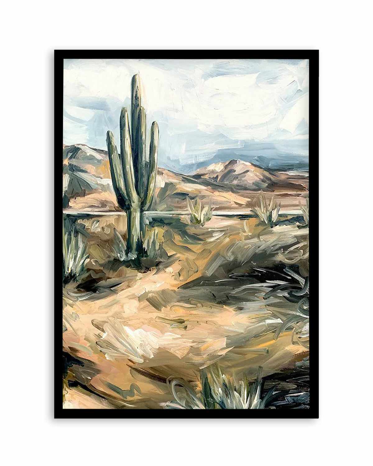 Desert Cactus by Meredith O'Neal Art Print