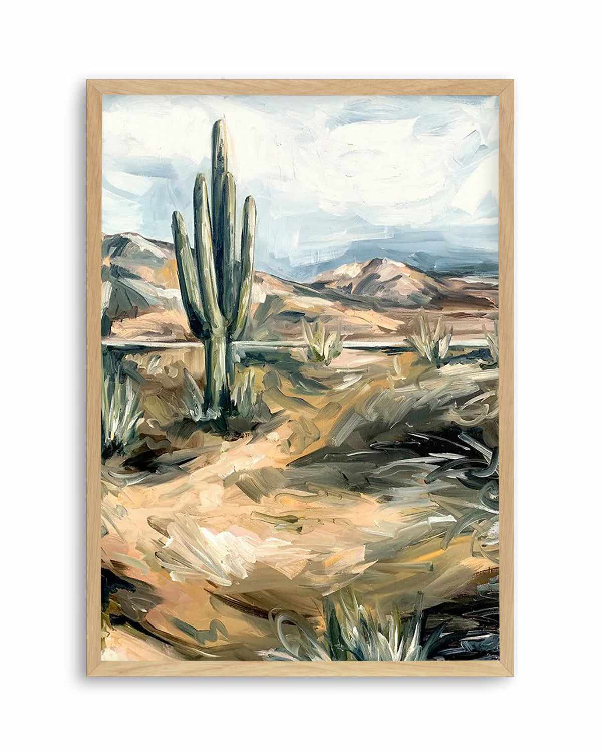 Desert Cactus by Meredith O'Neal Art Print