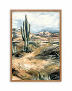 Desert Cactus by Meredith O'Neal Art Print