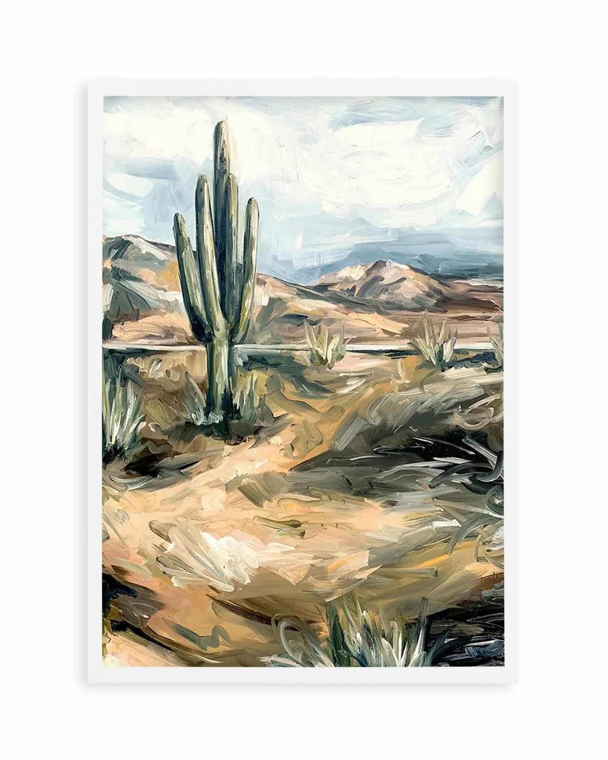 Desert Cactus by Meredith O'Neal Art Print