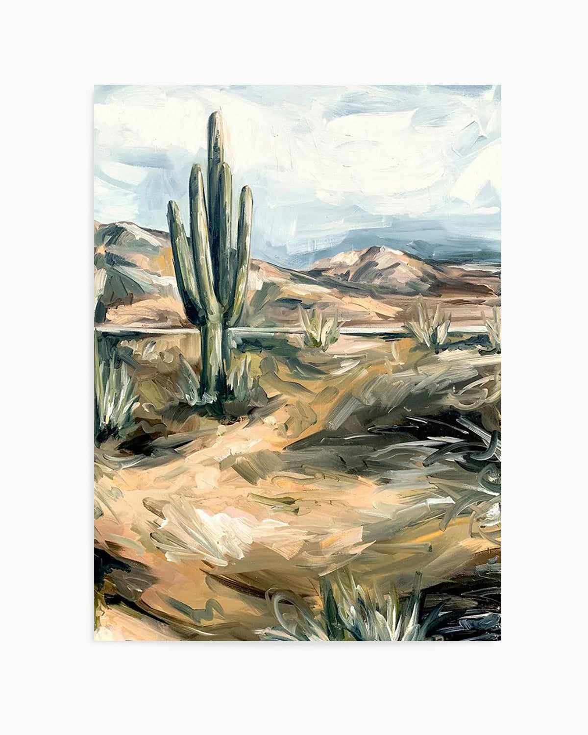 Desert Cactus by Meredith O'Neal Art Print