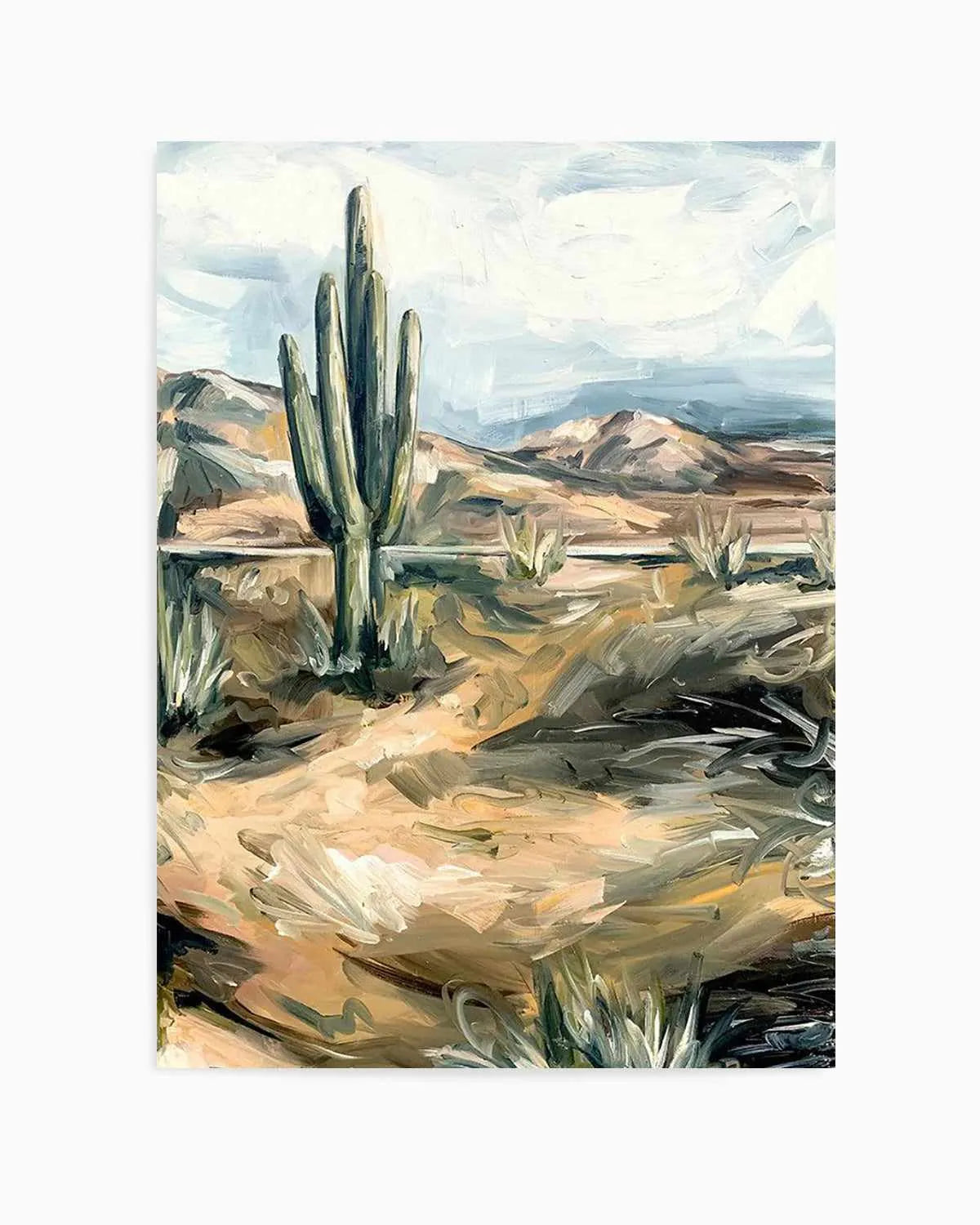 Desert Cactus by Meredith O'Neal Art Print from Olive et Oriel where you can shop wallpaper and artworks online