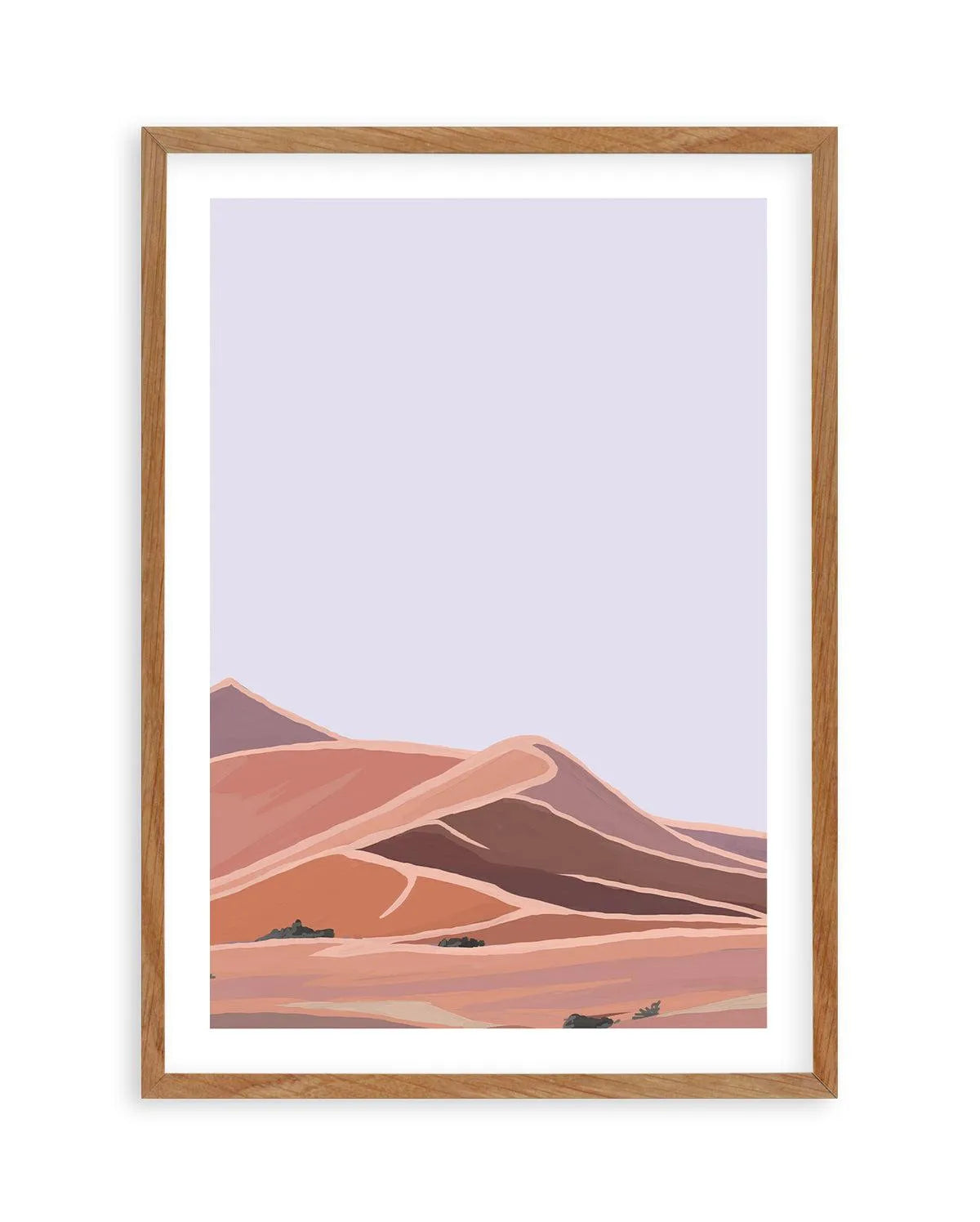 Desert Dunes I PT Art Print-PRINT-Olive et Oriel-Olive et Oriel-50x70 cm | 19.6" x 27.5"-Walnut-With White Border-Buy-Australian-Art-Prints-Online-with-Olive-et-Oriel-Your-Artwork-Specialists-Austrailia-Decorate-With-Coastal-Photo-Wall-Art-Prints-From-Our-Beach-House-Artwork-Collection-Fine-Poster-and-Framed-Artwork