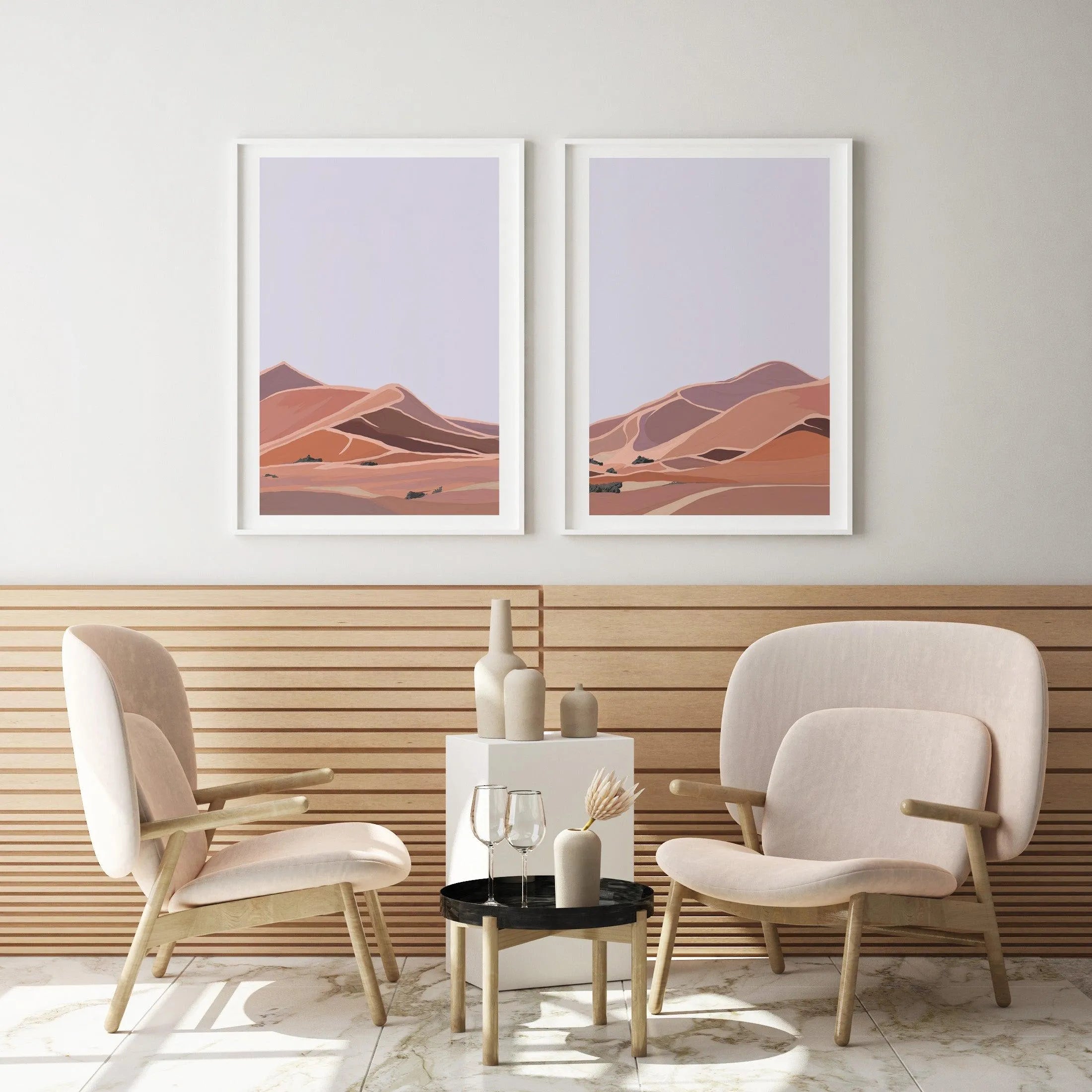 Desert Dunes I PT Art Print-PRINT-Olive et Oriel-Olive et Oriel-Buy-Australian-Art-Prints-Online-with-Olive-et-Oriel-Your-Artwork-Specialists-Austrailia-Decorate-With-Coastal-Photo-Wall-Art-Prints-From-Our-Beach-House-Artwork-Collection-Fine-Poster-and-Framed-Artwork