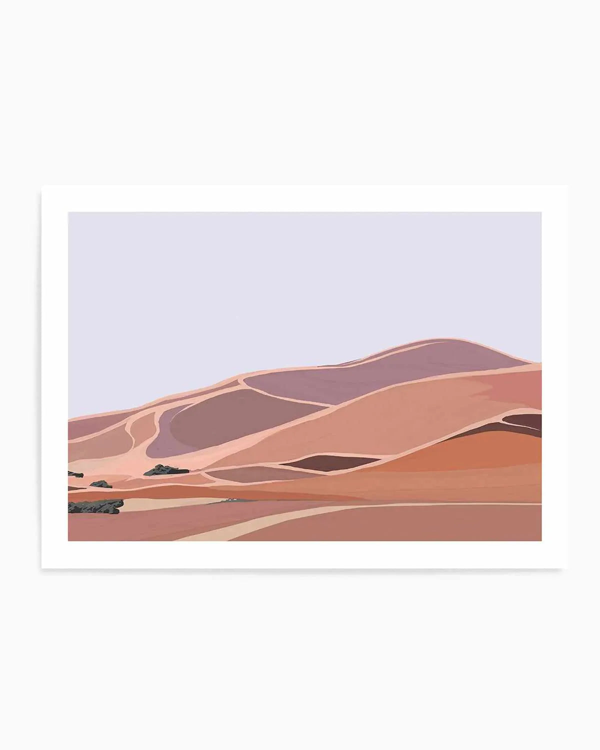 Desert Dunes II Art Print from Olive et Oriel where you can shop wallpaper and artworks online