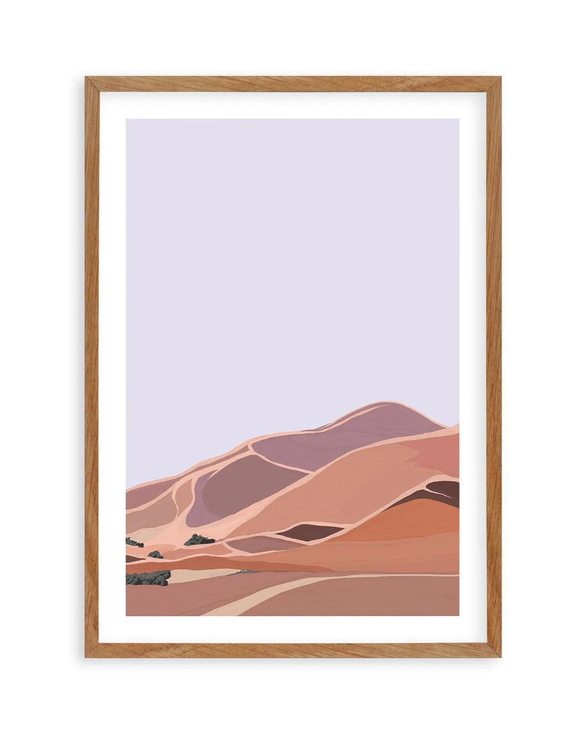 Desert Dunes II PT Art Print-PRINT-Olive et Oriel-Olive et Oriel-50x70 cm | 19.6" x 27.5"-Walnut-With White Border-Buy-Australian-Art-Prints-Online-with-Olive-et-Oriel-Your-Artwork-Specialists-Austrailia-Decorate-With-Coastal-Photo-Wall-Art-Prints-From-Our-Beach-House-Artwork-Collection-Fine-Poster-and-Framed-Artwork