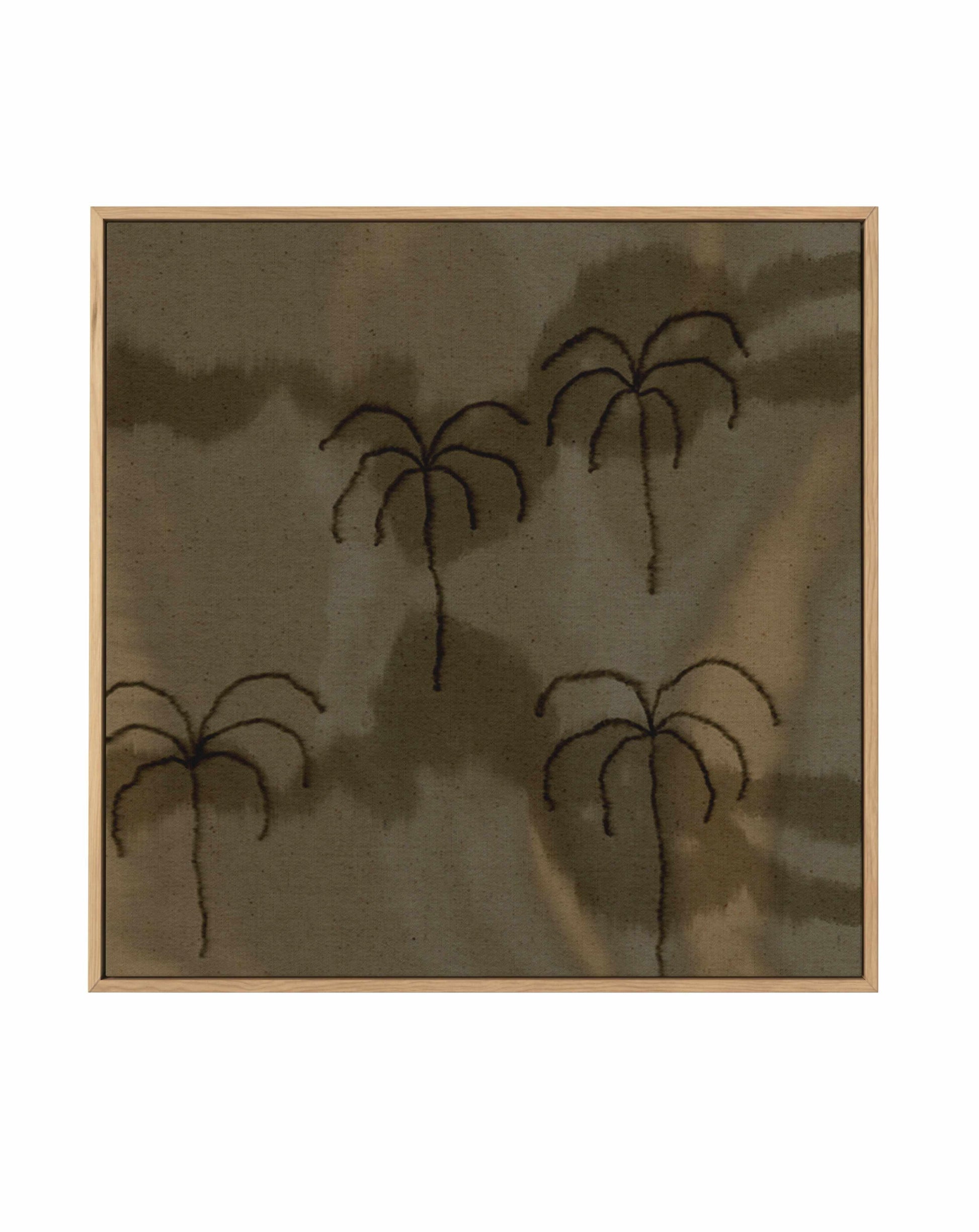 Desert Haze 1 SQ by Shatha Al Dafai | Framed Canvas Art Print from Olive et Oriel where you can shop wallpaper and artworks online