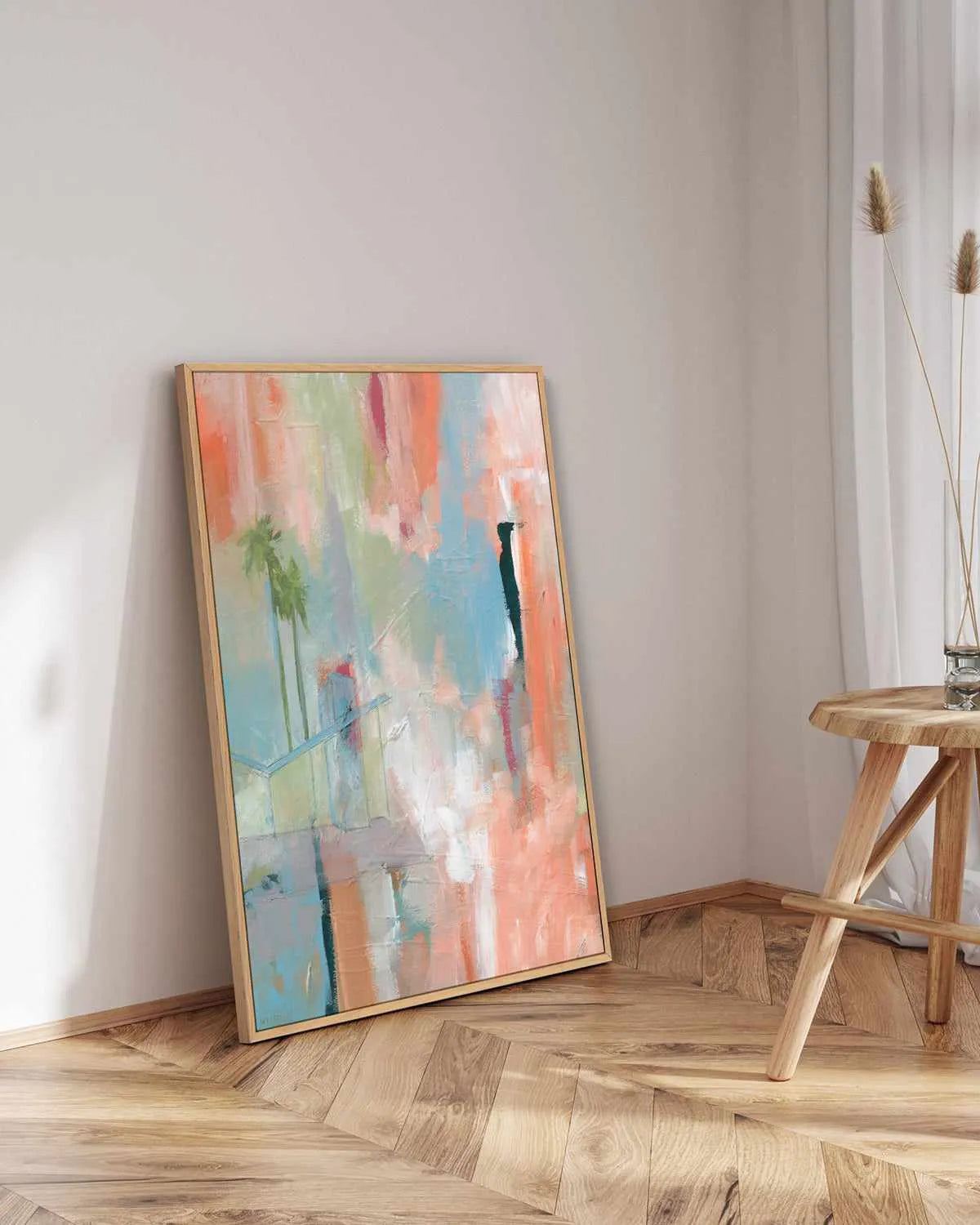 Desert Living II by Jan Weiss | Framed Canvas Art Print from Olive et Oriel where you can shop wallpaper and artworks online