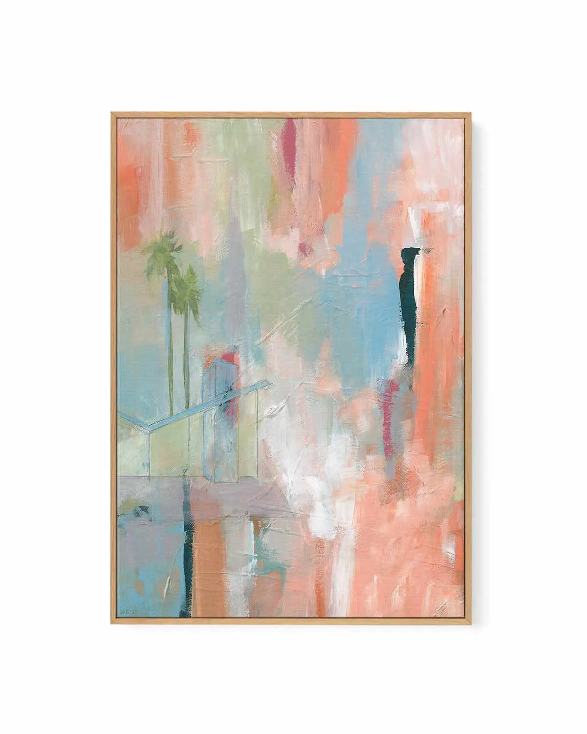 Desert Living II by Jan Weiss | Framed Canvas Art Print from Olive et Oriel where you can shop wallpaper and artworks online